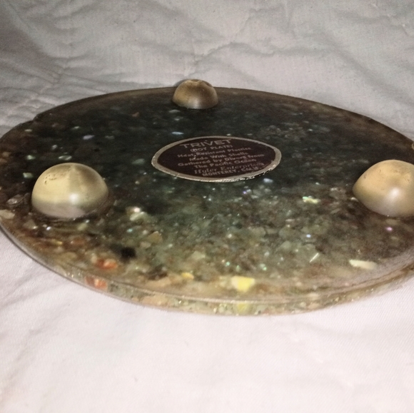 Trivet Hot Plate Shells Pacific Ocean Hyler Enterprises California Mid Century - Picture 6 of 12